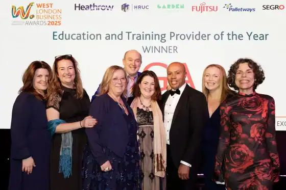 NSAFD Industry Approved provider JGA wins Training Provider of the Year at the West London Business Awards – Again!